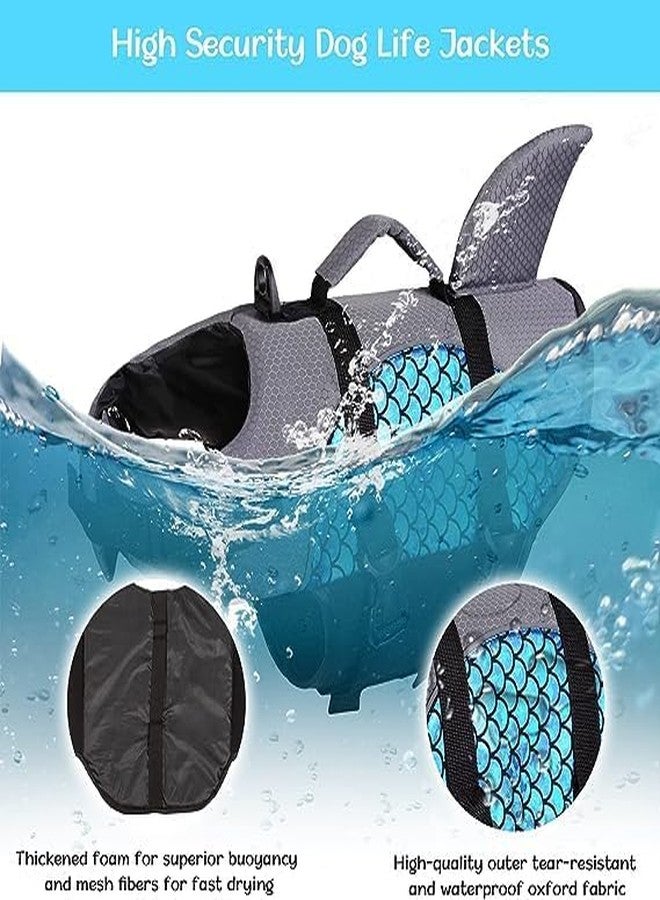 MUGATH Dog Life Vest Jacket for Swimming Training Adjustable Safety Lifesaver for Flotation Dog Life Jacket with Rescue Handle Summer Swimwear, Training, Boating for Dogs - Image 4